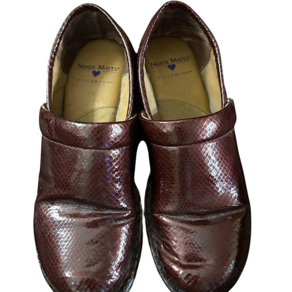 Nurse Mates Brown Slip-On Shoes for Men